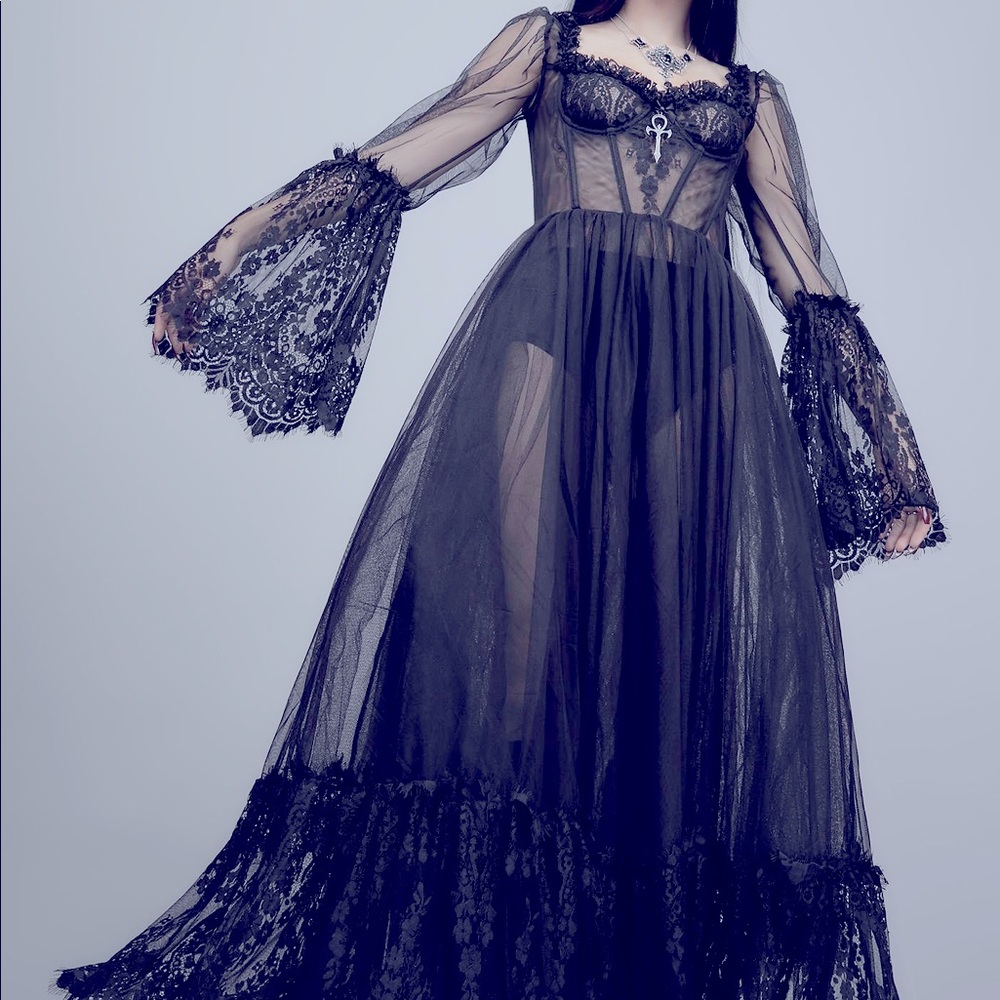 SOLD!! DANCE WITH DEATH DRESS